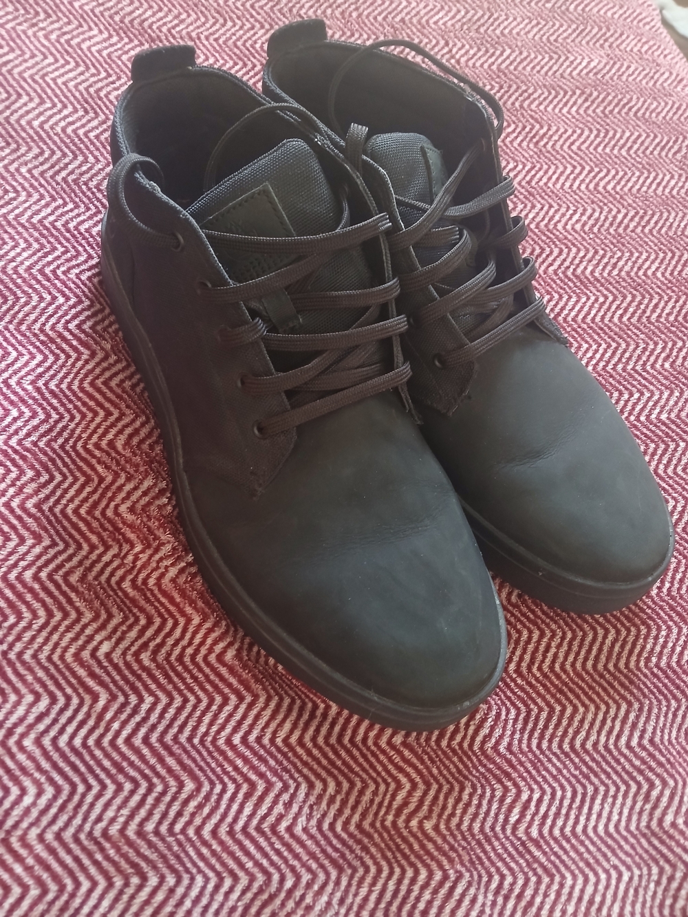 Men's Timberland Black Lace-Up Casual Chukka Boots